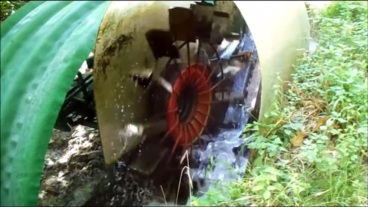 Watermill Dynamo / Aridaia Falls / Western Macedonia / Greece