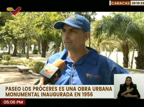 Caracas | Paseo los Próceres destaca el urbanismo y la historia independentista y suramericana