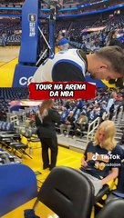 jon vlogs e pedro velasco fazendo tour na arena da nba