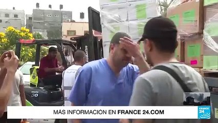 Ayuda humanitaria llega a cuentagotas a los hospitales de la Franja de Gaza desde Rafah