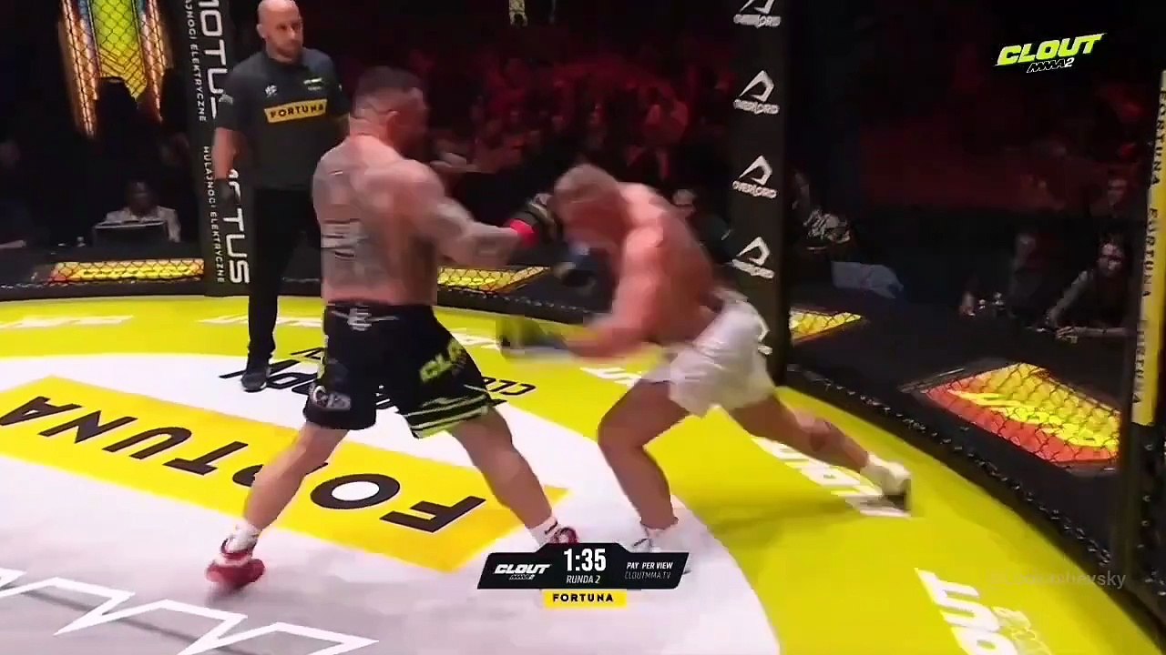Denis Załęcki - CLOUT MMA 2 - skrót walki