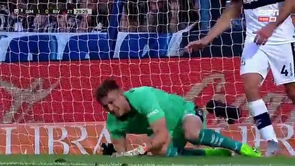 Díaz consiguió el empate para River ante Gimnasia