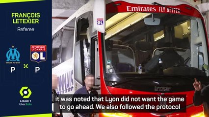 Referee says no option but to postpone Marseille-Lyon after bus attack
