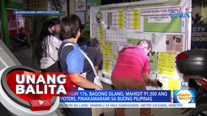 COMELEC: Barangay 176, Bagong Silang, mahigit 91,500 ang registered voters, pinakamarami sa buong Pilipinas | UB