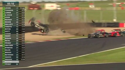 Caterham Seven 270R 2023 Donington Race 3 Ramsay Flips