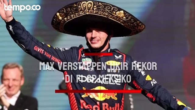 Max Verstappen Ukir Rekor Kemenangan Ke-16 Semusim di F1 GP Meksiko