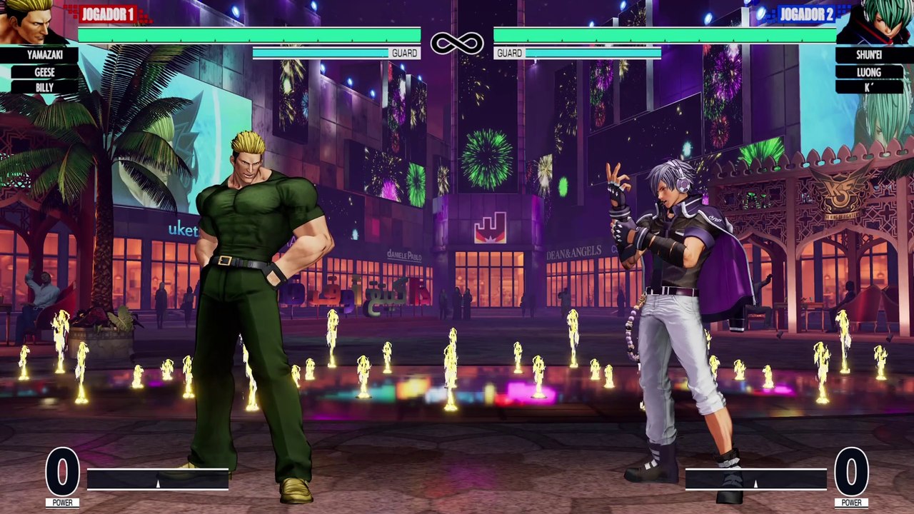 THE KING OF FIGHTERS XV YAMAZAKI/GEESE/BILLY VS SHUN'EI/LUONG/K'