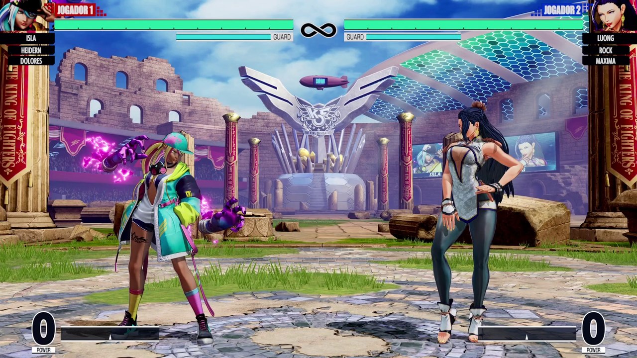 THE KING OF FIGHTERS XV ISLA/HEIDERN/DOLORES VS LUONG/ROCK/MAXIMA