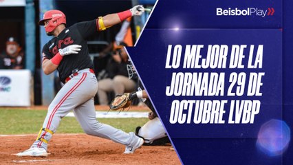Lo mejor de la jornada del 29 de octubre LVBP 2023 -2024