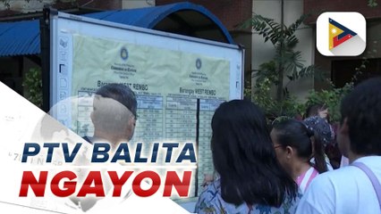Mga botante sa Brgy. West Rembo, Taguig, problemado sa paghahanap ng kanilang polling precinct