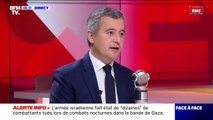 Caillassage du bus de l'OL: Gérald Darmanin affirme que 