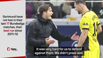 Terzić sees Dortmund salvage point in 'way too wild' draw with Frankfurt