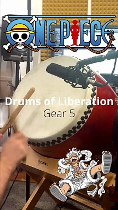 The Drums of Liberation Taiko Opening #shorts #gear5 #drumsofliberation