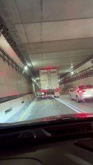 Truck Scrapes In The Sumner Tunnel