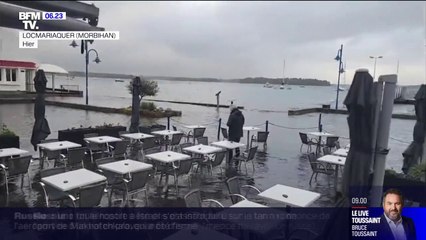 L'ouest de la France fait face aux dégâts après le passage de la tempête Céline