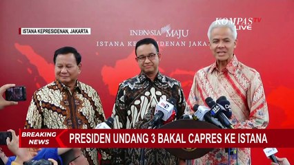 Download Video: Tiga Bacapres Kompak Pakai Batik Saat Makan Siang Bareng Jokowi, Ini Kata Ganjar