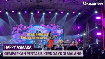 Happy Asmara Hebohkan Panggung Pecinta Motor di Malang, Jatim