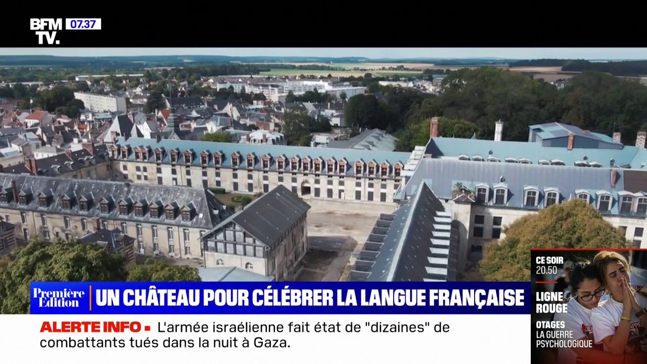 La Cité internationale de la langue française ouvre ses portes dans l'ancien château de François 1er à Villers-Cotterêts