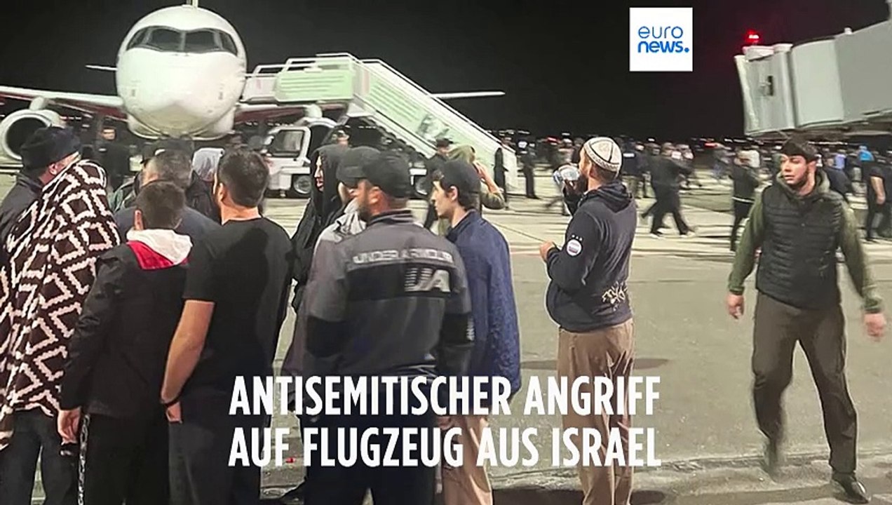 Mehr als 20 Verletzte, 60 Festnahmen: Schock nach antijüdischem Angriff auf Flughafen in Dagestan