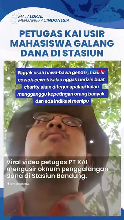 Aksi Petugas KAI Usir Oknum Ngaku Mahasiswa Galang Donasi di Stasiun Bandung, Bongkar Modusnya