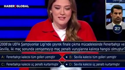 Kim Milyoner Olmak İster'e katılan Zehra Güneş, joker hakkında Volkan Demirel'i aradı
