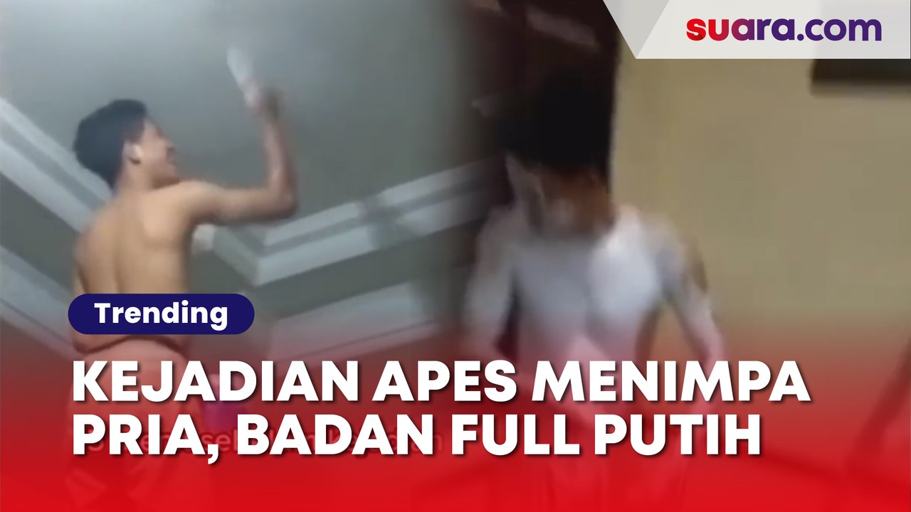 Bikin Ngakak! Kejadian Apes Menimpa Seorang Pria, Badan Full Putih Kena Cat, Warganet Auto Terhibur
