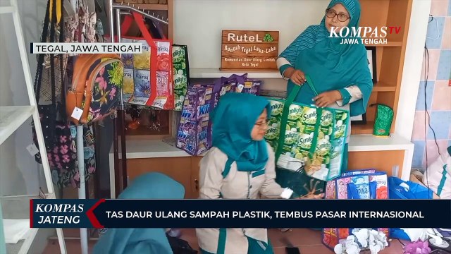 Tas Daur Ulang Sampah Plastik, Tembus Pasar Internasional