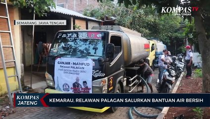 Kemarau, Relawan Palagan Salurkan Bantuan Air Bersih di Semarang