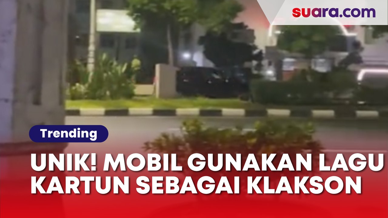 Unik! Menarik Perhatian Pengguna Jalan, Mobil Ini Gunakan Lagu Kartun Anak sebagai Klakson