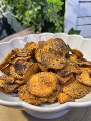 Chips de boniato al horno - Cocina Fácil