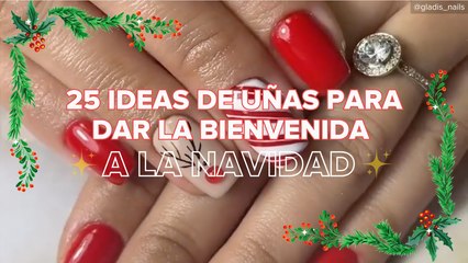 25 ideas de uñas para darle la bienvenida a la Navidad
