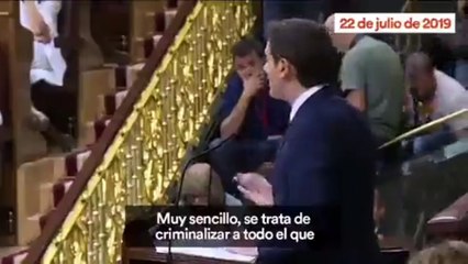Así detallaba Albert Rivera en 2019 el plan de Sánchez para mantenerse en el Gobierno