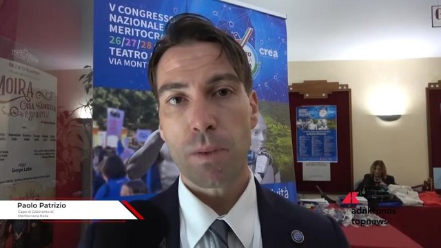 Meritocrazia Italia, Patrizio: “IA e legge elettorale i temi principali del nostro quinto Congresso”