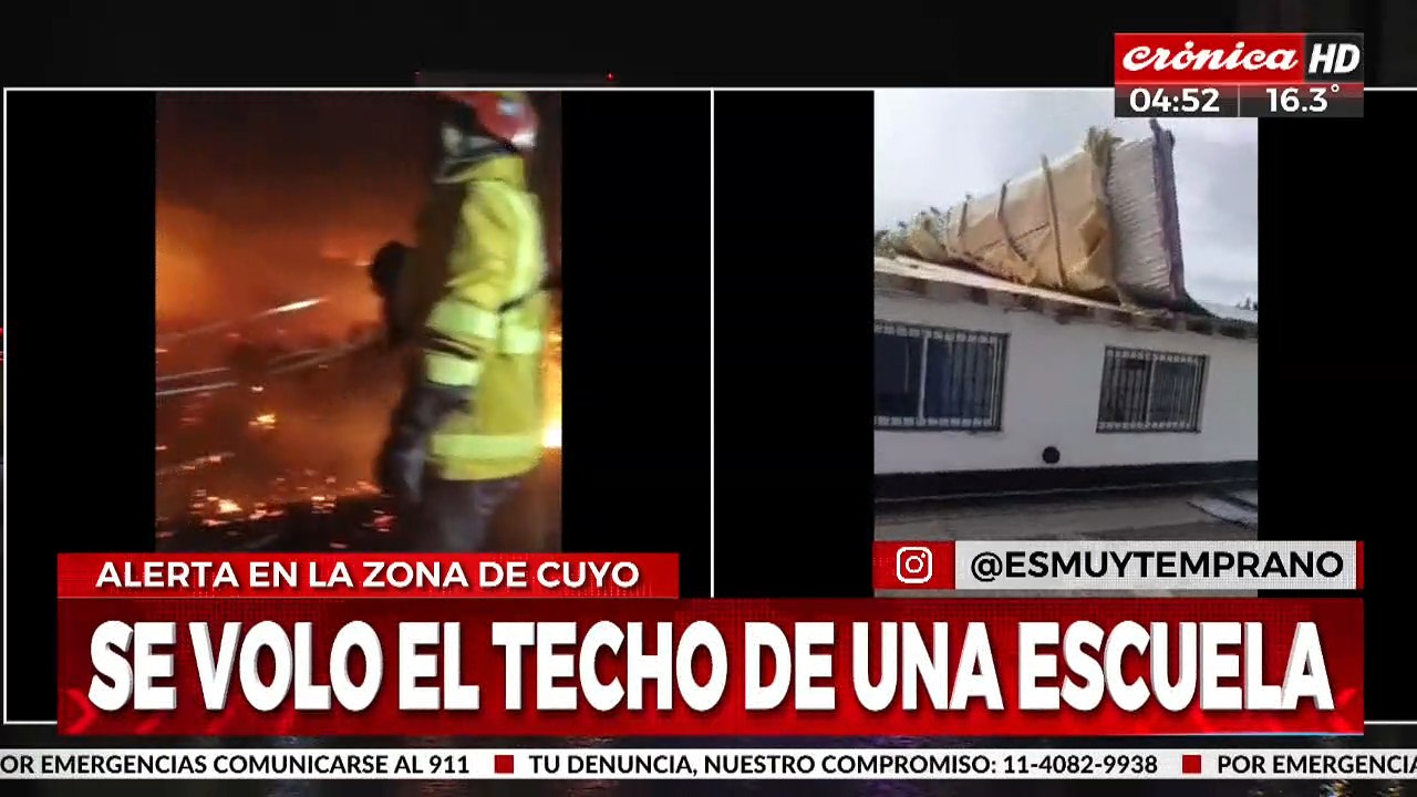 Alerta por el viento Zonda que afecta fuertemente a la región de Cuyo