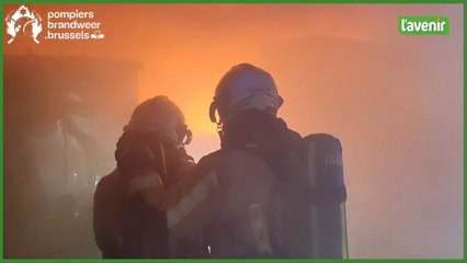 Un restaurant détruit à Uccle à la suite d'un incendie