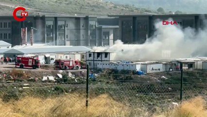 Marmara Üniversitesi'nin Maltepe yerleşkesinde yangın