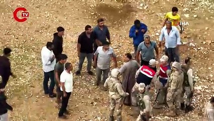 Drone ile tespit edildi... Traktör ile götürüp, tarlaya gömmüş