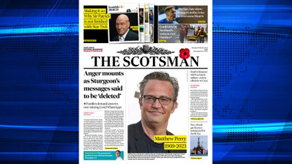 The Scotsman Bulletin Monday October 30 2023 #Alba
