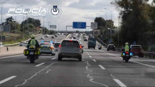 La espectacular persecución de 30 kilómetros desde la M-30 a la A-4 que terminó con un detenido.