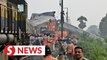 Train collision in India kills at least 13
