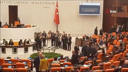 TBMm Genel Kurulunda HEDEP’ten kürsü işgali