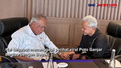 Ganjar Mengaku Tak Tahu Mengapa Basuki Hadimuljono Bersedih saat Bertemu