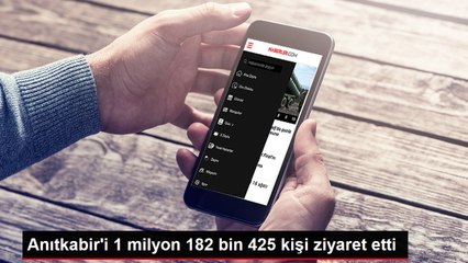 Anıtkabir'i 1 milyon 182 bin 425 kişi ziyaret etti