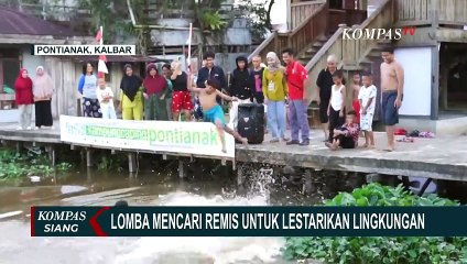 Lomba Mencari Remis di Sungai Kapuas Pontianak, Jadi Upaya Pelestarian Lingkungan