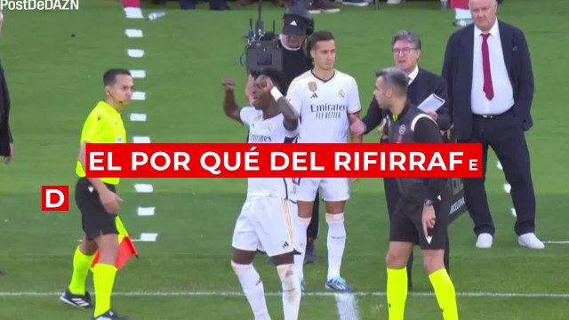 DAZN captó el rifirrafe entre Vinicius y uno de los líneas de Gil Manzano y lo que le dijo el brasileño