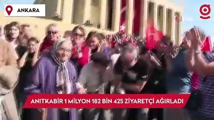 MSB: “29 Ekim'de Anıtkabir 1 milyon 182 bin 425 ziyaretçi ağırladı”