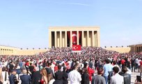 29 Ekim'de Anıtkabir'e ziyaretçi akını: Rekor kırıldı