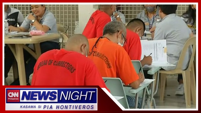 Mga bilanggo bumoto sa loob ng Bilibid