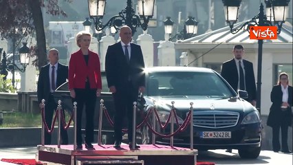 Von der Leyen in Macedonia del Nord incontra il Primo Ministro