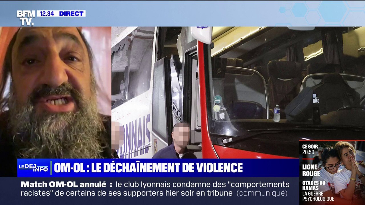 Violences de supporters avant le match OM-OL: "Il faut une charte" pour "éduquer les gens" affirme Jean Tolotta, président de l'association des supporters section Var